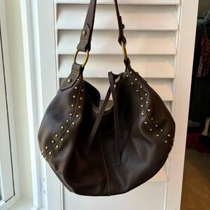 Brand new Lucky Brand gold studded shoulder bag